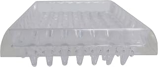Shepherd Hardware 9083 1-7/8-Inch Spiked Furniture Cup, Clear Plastic, 4-Pack