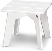 Polywood Riviera Side Table, White