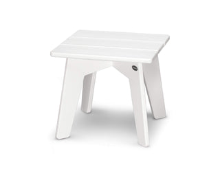 ® Riviera Side Table by Polywood – High Density Polyethylene, White, Model CTMX17WH