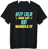 Keep Calm and Let Kai Handle It Funny Kai Name Adult & Youth Soccer Jersey