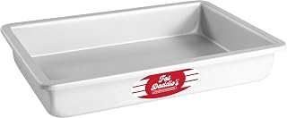 Fat Daddio's POB-7112 Sheet Cake Pan, 7 x 11 x 2 Inch, Silver