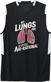 Air-Rational - Lung Cancer Awareness Asthma Awareness Adult & Youth Basketball Jersey