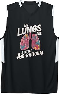 Air-Rational - Lung Cancer Awareness Asthma Awareness Adult & Youth Basketball Jersey