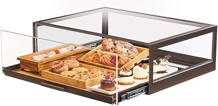 CAL-MIL 3694-84 Single Pull Out Drawer Case, Bronze, 48" x 24"