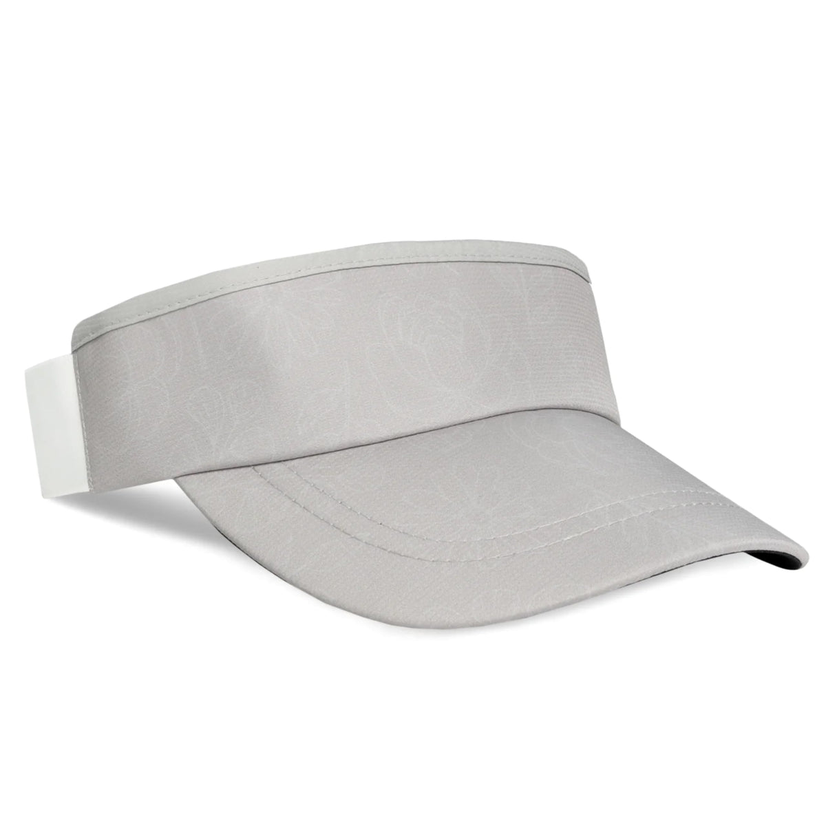 Lightweight Performance Running Sun Visor by Headsweats – One Size, Polyester, Grey/Floral
