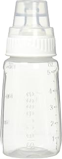NUK Gerber First Essentials Clear View Silicone Bottle, Slow Flow, 5 oz