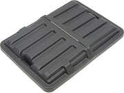 Global Industrial Hinged Lid for 16 Bushel Truck, Plastic, 30"W x 48"L x 8"H, Black