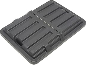 Global Industrial Hinged Lid for 16 Bushel Truck, Plastic, 30"W x 48"L x 8"H, Black