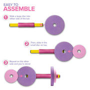 Modern Innovations Dumbbells / Pink/Purple / 14-16 ounces Categories