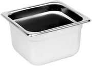 Thunder Group sixth size 4" deep 22 gauge anti jam pans, comes in each