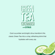 AriZona Green Tea with Cucumber and Citrus / 22 Fl Oz (12 Pack) / 12 Iced Tea