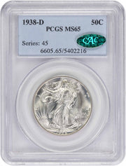 1938 D Walking Liberty Half by Generic – Silver