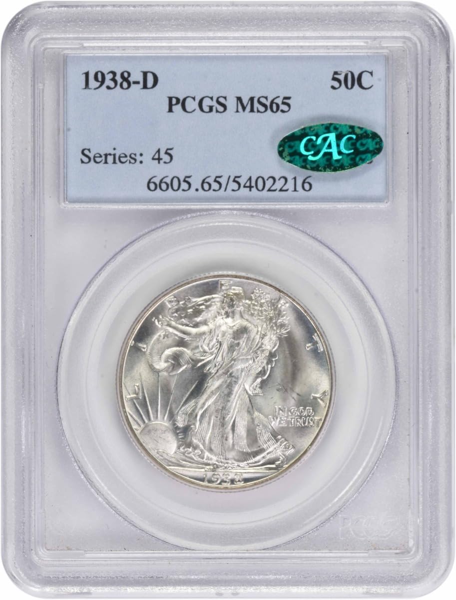 1938 D Walking Liberty Half by Generic – Silver