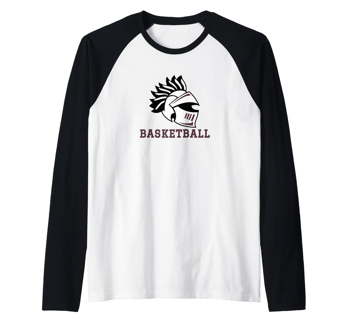 Curtis High School Warriors Raglan Baseball Tee by Curtis High School, Staten Island, NY 10301 – Black, Model GA8XT93RJ8D