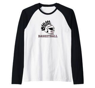 Curtis High School Warriors Raglan Baseball Tee by Curtis High School, Staten Island, NY 10301 – Black, Model GA8XT93RJ8D