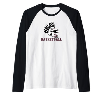 Curtis High School Warriors Raglan Baseball Tee by Curtis High School, Staten Island, NY 10301 – Black, Model GA8XT93RJ8D