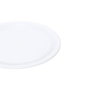 Thunder Group Color white melamine dinnerware collection 6 .5 inch narrow rim round plate by Excellante – Small, Melamine, White, Pack of 12, Model CR106W