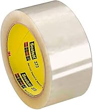 3M Scotch Brand Tape No. 373-2" X 55 Yards - 2.5 Mil - Heavy Duty Grade - Clear - Lot of 36
