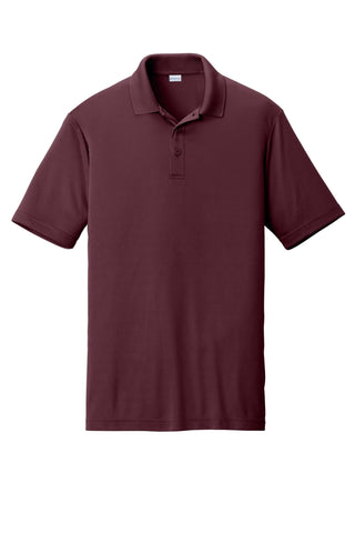 Unisex PosiCharge Competitor Polo | Casual Short Sleeve Collared Shirt for Men & Women by SPORT-TEK – Polyester, Maroon, Model ST550