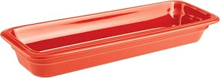 PADERNO World Cuisine 44314R06 Induction Porcelain Hotel Pan, Red, Medium