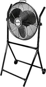 Air King 9219 18-Inch Industrial Grade High Velocity Roll-About Stand with Fan,Black
