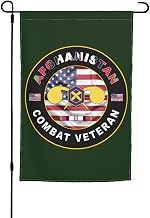 US Chemical Corps Afghanistan Combat Veteran Double Sided Flag Outdoor Indoor Lightweight Garden Decor76