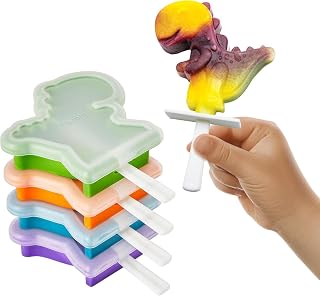 Tovolo Molds Freezer Pop Mold Dinosaur Set Of 4
