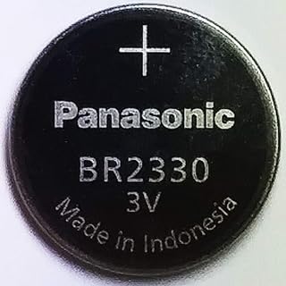 Panasonic BR2330 Battery, Lithium, 3v, 255mah, Coin cell