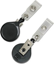 AbilityOne Retractable ID Reel with Bulldog Clip 8455-01-648-5708: Dozen, 12 Item(s)