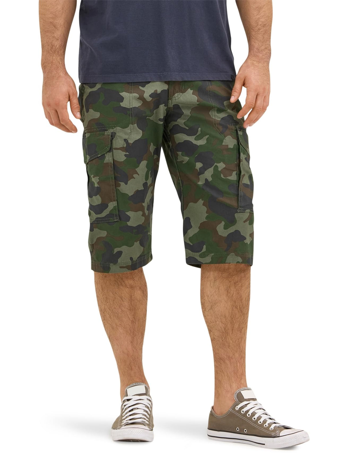 Men's Sur Cargo Short by Lee – Cotton, Nylon, Spandex, Olive Grove Camo, Model 112361827