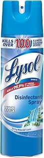 Lysol Disinfectant Aerosol Spray, Spring Waterfall Scent, 19 Ounces (Case of 12)