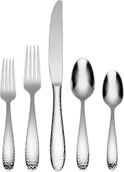 Oneida Reyna 20 Piece Set, Service for 4, 18/0 Stainless Steel, Silverware Set, Dishwasher Safe