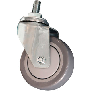 Replacement Pair of 4" Polyurethane Swivel Casters for by Global Industrial – Gray, Model 9400102300004