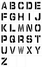 NMC National Marker Corp. PML8 Individual Character Stencil 8 Inch Letter Set