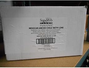 SupHerb Farms Mexican Ancho Chile with Lime Paste, 2 Pound -- 2 per case.