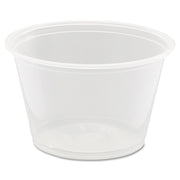 Dart 400PC 4 oz Clear PP Portion Container (Case of 2500)