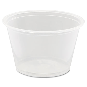 Dart 400PC 4 oz Clear PP Portion Container (Case of 2500)