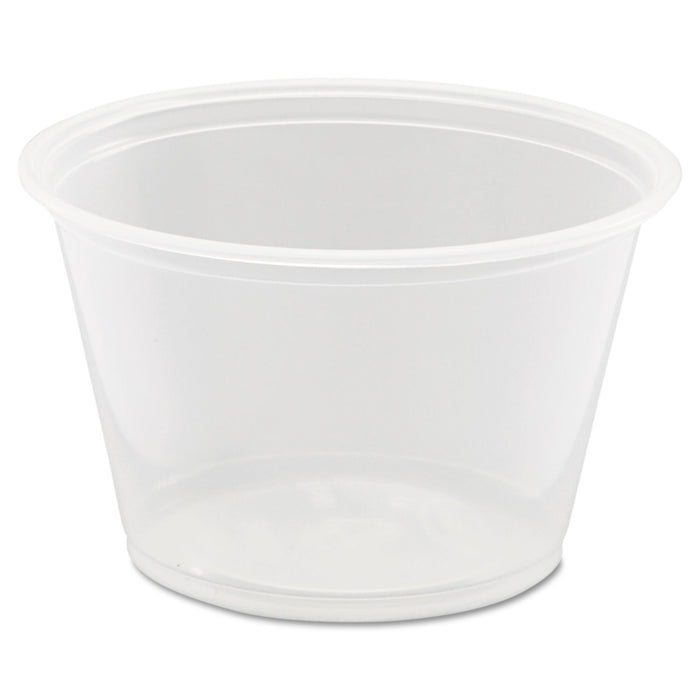 Dart 400PC 4 oz Clear PP Portion Container (Case of 2500)