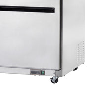 60-Inch Two-Door Undercounter Worktop Refrigerator by Arctic Air – 60-Inch, 15.5 cubic_feet, Silver, Model AUC60R