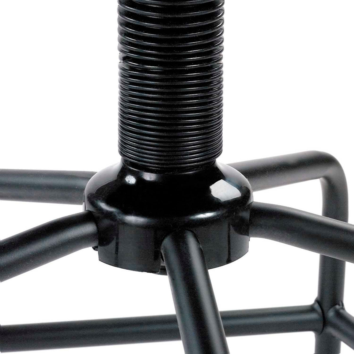 Task Stool with Spider Base by Global Industrial – Large, polyurethane, Black, Model 516125