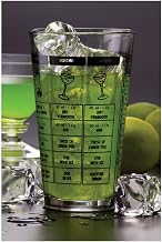 American Metalcraft 16 Oz Mixing Glass with Inscribed Recipes