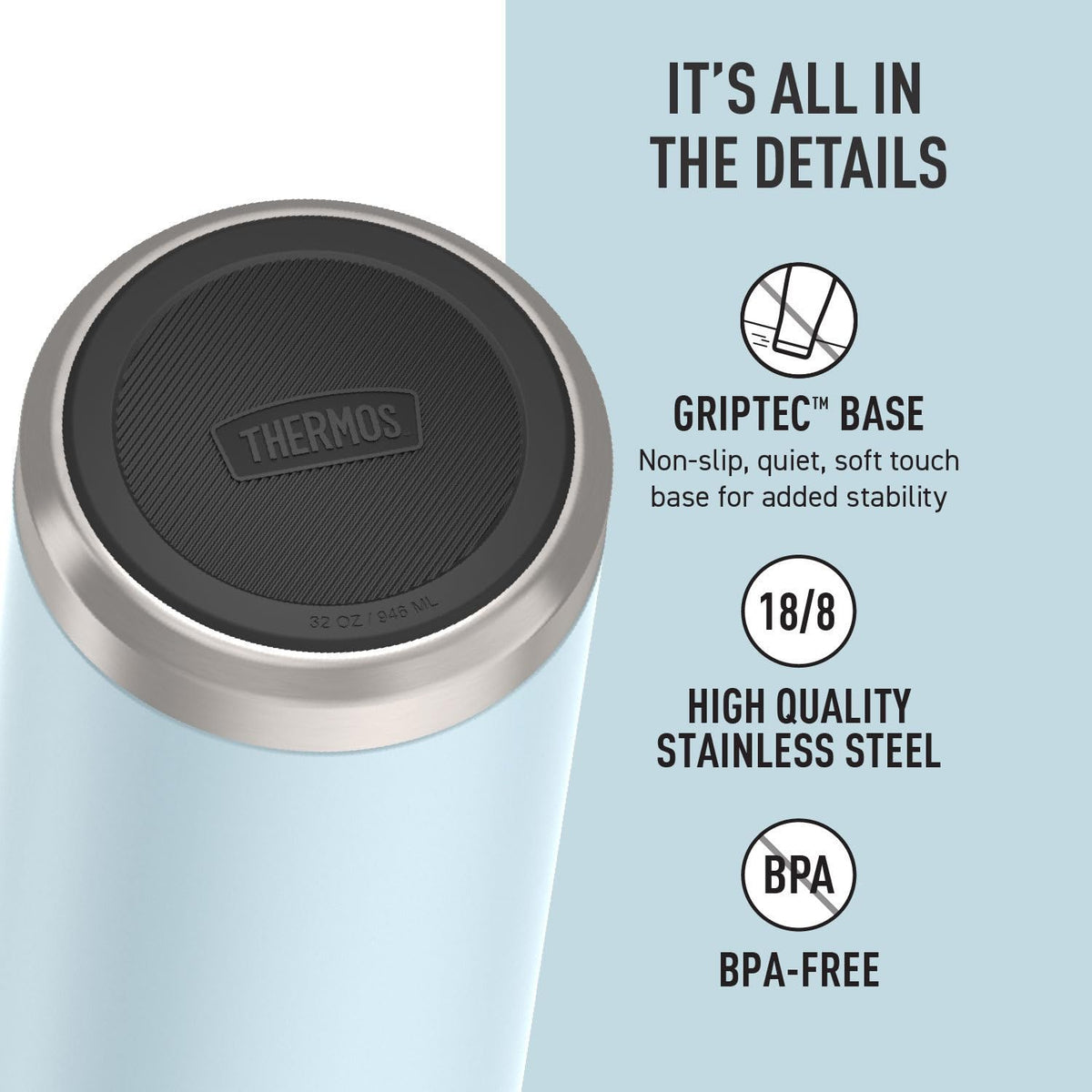 THERMOS 24 Ounces / Glacier / 24.0 fluid_ounces Thermoses