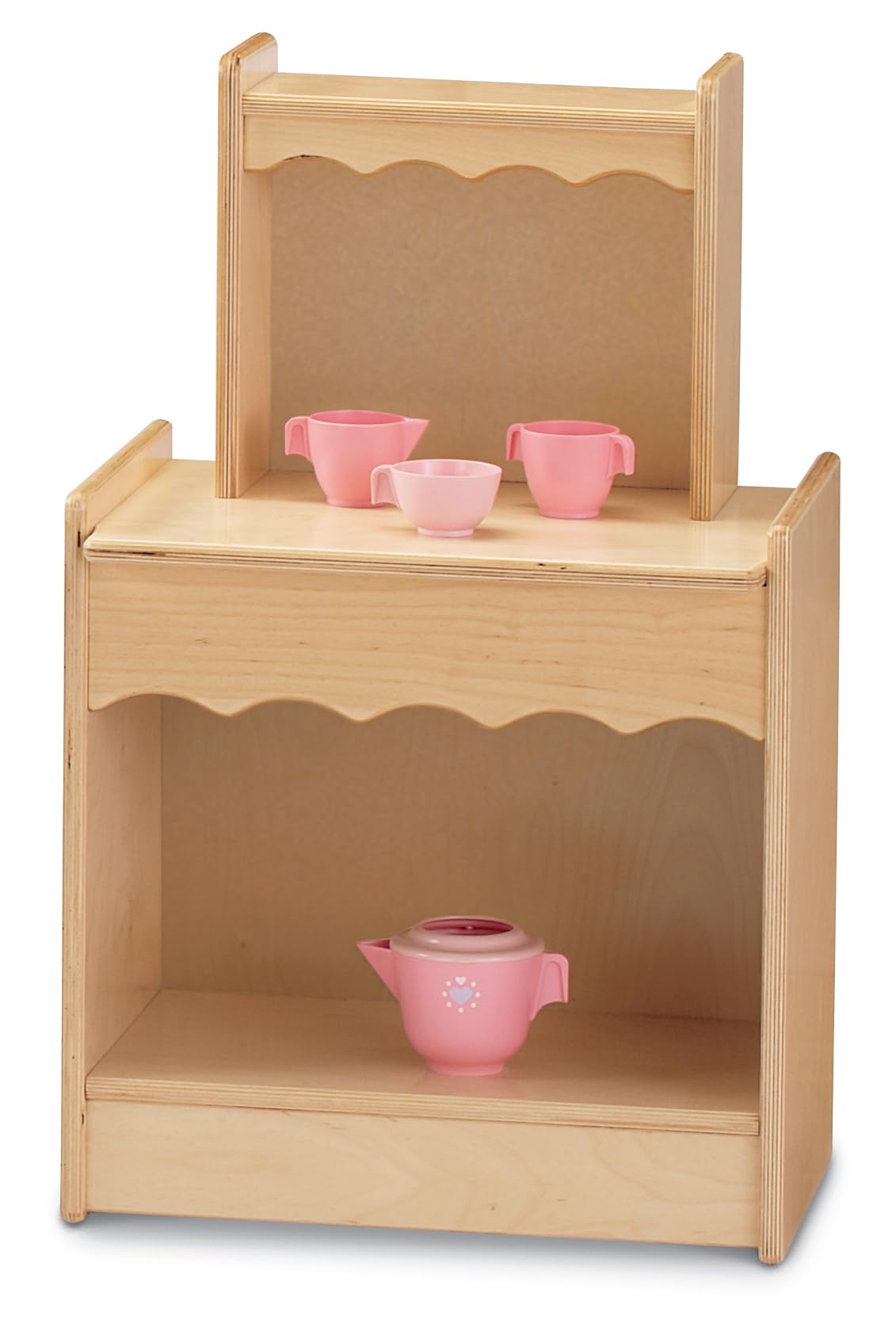 Toddler Contempo Stove by Jonti-Craft – Toddler Size, Wood, White, Model 2079JC