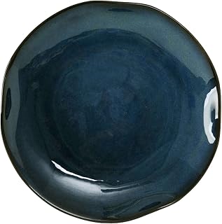 Tuxton China GAN-006 Plate, 10-1/4" Diameter, Round, Microwave and Dishwasher Safe, Oven Proof, Fully Vitrified, Ceramic, TuxTrendz, Artisan, Night Sky, Pack of 12