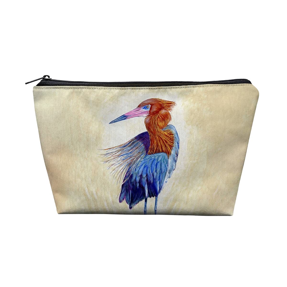 8.5 x 6 in. Reddish Egret Portrait Pouch Multicoloured by Betsy Drake – Size 85, Multicoloured, Model PC1133