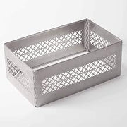 American Metalcraft KSMC20 KD Sleeve Foldable Milk Crate, Silver, Full Size, 20-1/8"