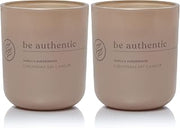Chesapeake Bay Candle Intentions Collection Candle, Be Authentic: Embrace Your True self (Vanilla Suedewood), 13 oz, Home Décor (Pack of 2)