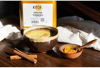 KITCH 24/7 Ground Turmeric, Curcuma Molida, 4.5 Pounds, Bulk Spice Jar
