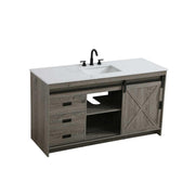 Austin Bathroom Vanity Rustic Grey by Lighting Design – Engineered Wood, Rustic Grey, Model VF90560RG