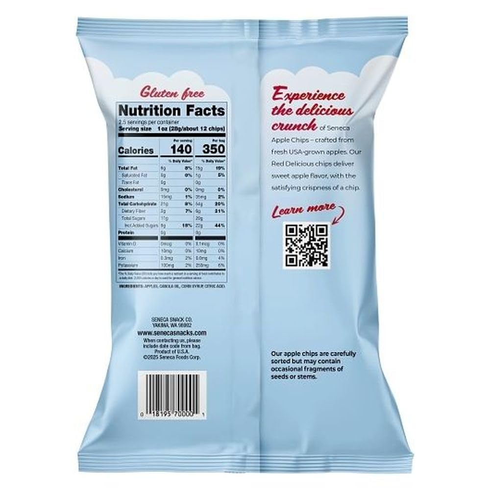 Seneca Original Apple Chips - 2.5 oz. bag by Seneca Foods Corporation – 2.5 oz